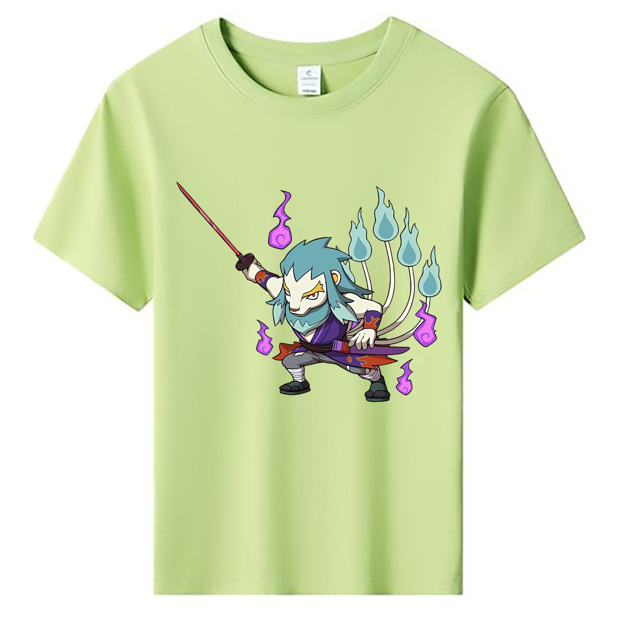 （画像用） 妖怪ウォッチ Yo-kai Watch 綿100％キッズTシャツ（フロントプリント）